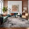 World Rug Gallery Dublin Contemporary Abstract Area Rug 3' 3'' X 5' Black 4053BLACK3X5 - alternate 8